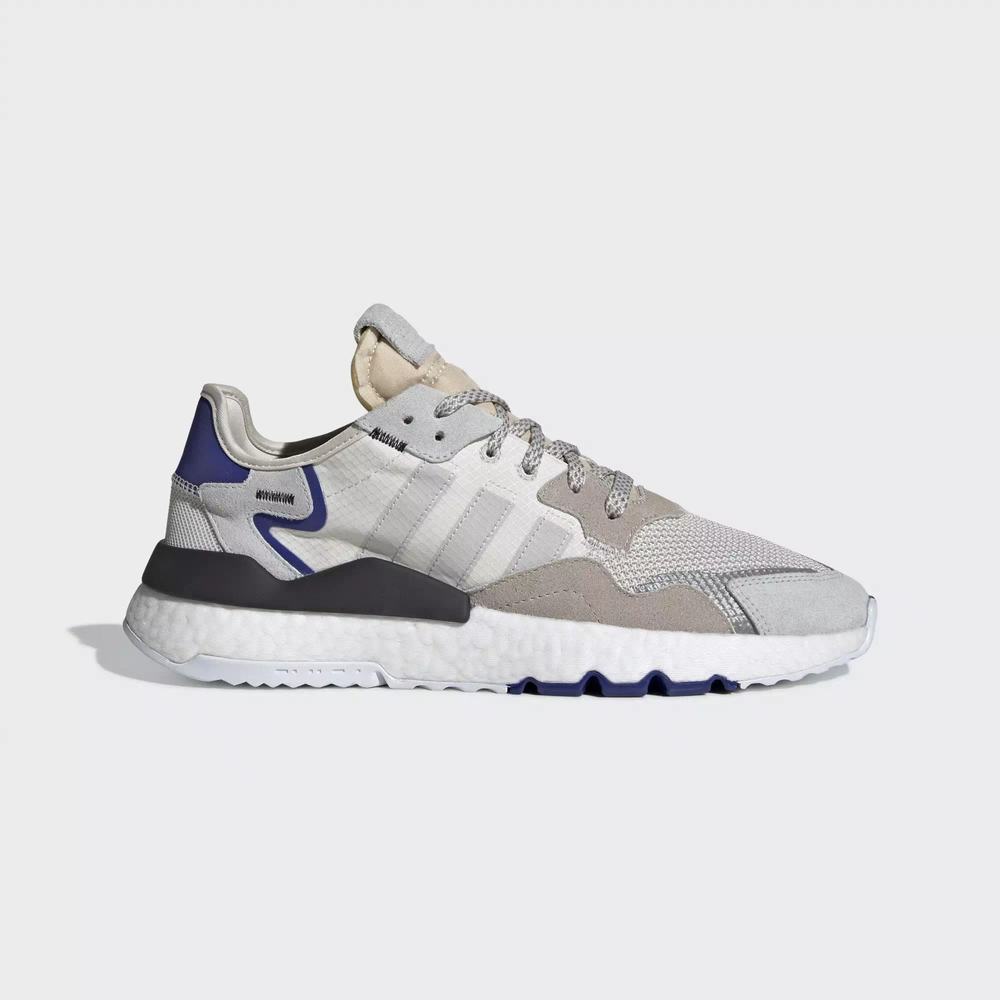 Adidas Nite Jogger Tenis Blancos Para Hombre (MX-97296)